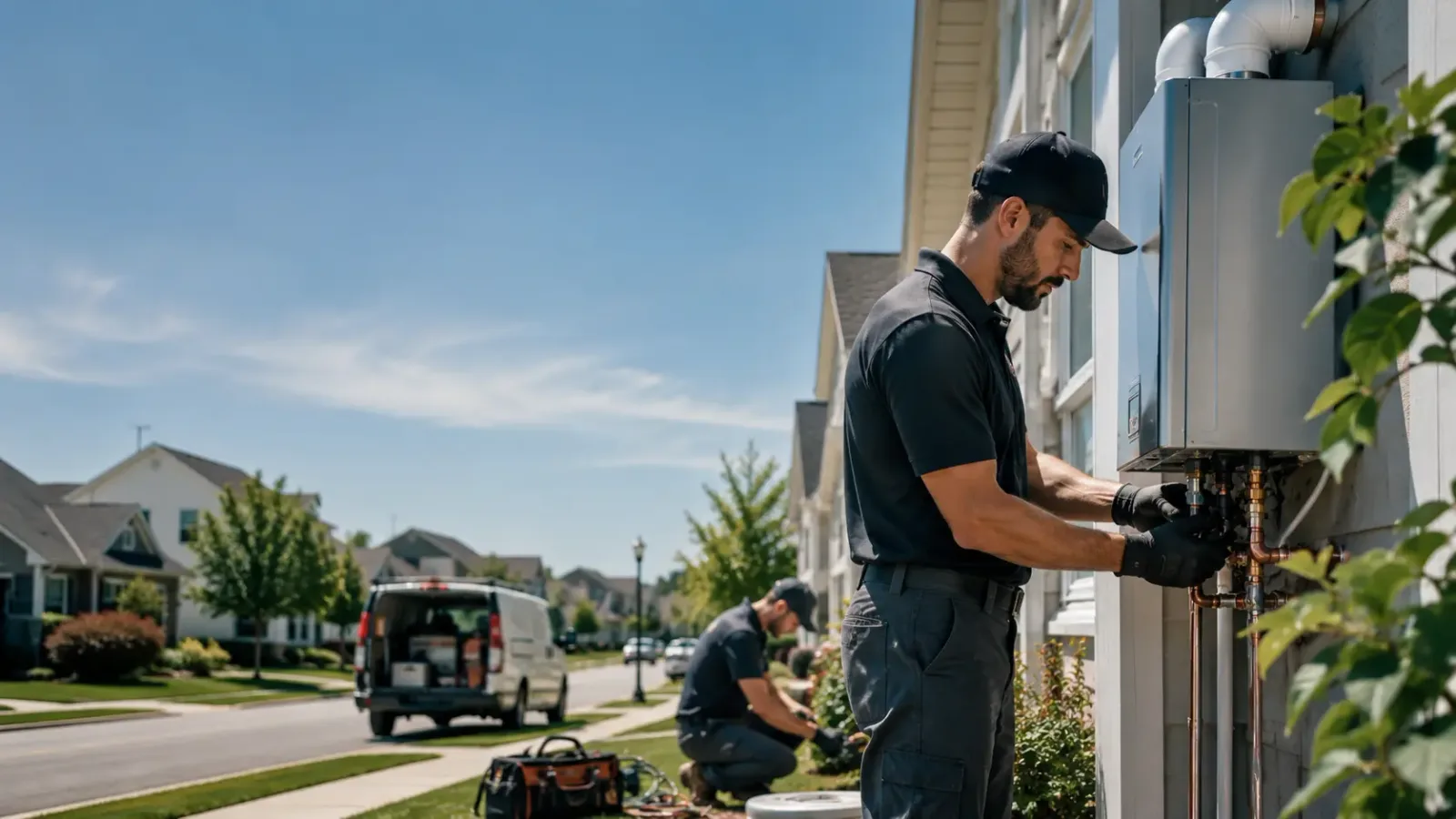 Tankless Water Heater Installation in Sage, AR